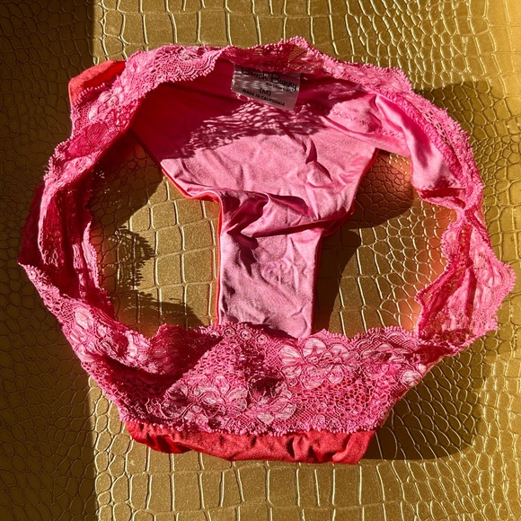 BEACH BUNNY SWIMWEAR SEXY & ELEGANT VIBRANT LACE BIKINI PINK/CORAL! COMFORTABLE - Picture 15 of 15